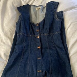 Madewell Denim Midi Dress